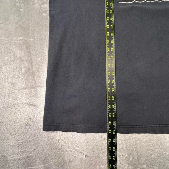 Vintage Y2K The West Coast no.31 Fabricali Big Logo Black Graphic T-shirt 2XL - Picture 8 of 8